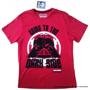 Футболка Star Wars Angry Birds Come To The Dark Side размер Large
