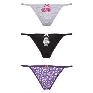Женское нижнее белье Star Wars Thong 3 шт. размер L